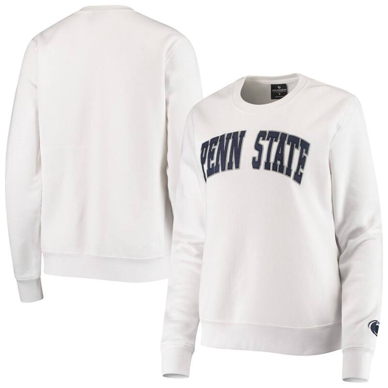 円形劇場 レディース アウター パーカー・スウェット プルオーバー Women\u0027s Colosseum White Penn State Nittany Lions Campanile Pullover Sweatshirt Pst White 白いこと トップス-レディースファッション