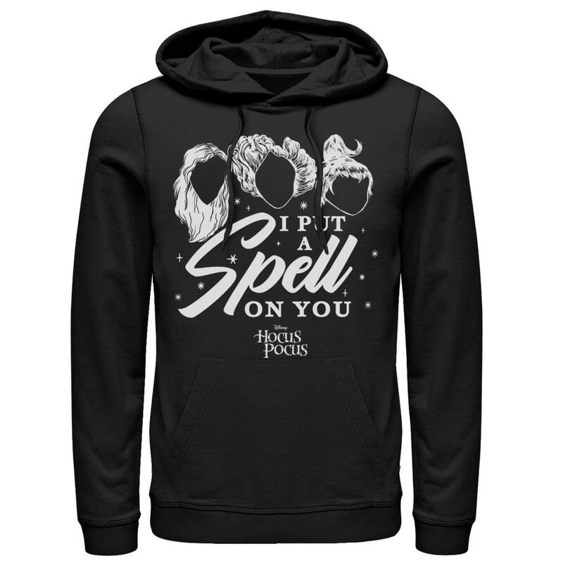 ディズニー メンズ アウター パーカー・スウェット Disney Hocus Pocus I Put A Spell On You Men Hoodie Black ブラック