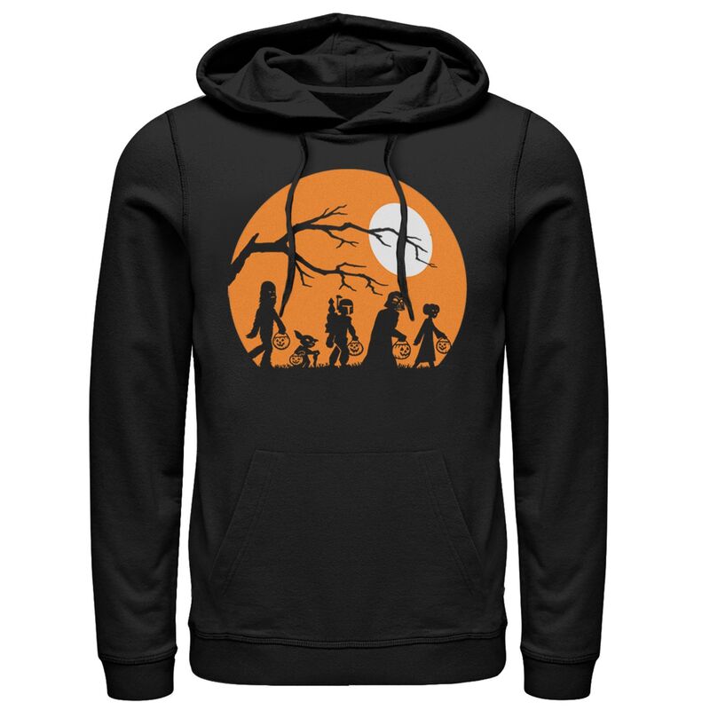 スター ウォーズ メンズ アウター パーカー・スウェット Mentar Wars Trick-Or-Treat Halloween Hoodie Black ブラック