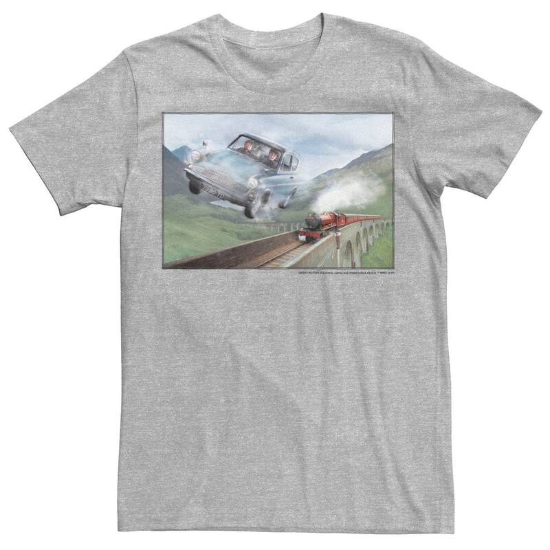 アニメ人となり メンズ トップス ティーシャツ Licensed Character Men\u0027s Harry Potteracing The Train Tee Athletic Heather ギョリュウモドキ メンズファッション-トップス-Tシャツ・カットソー