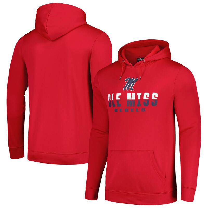 コロシアム メンズ アウター パーカー・スウェット Men's Colosseum Red Ole Miss Rebels Lantern Pullover Hoodie Ole Red レッド