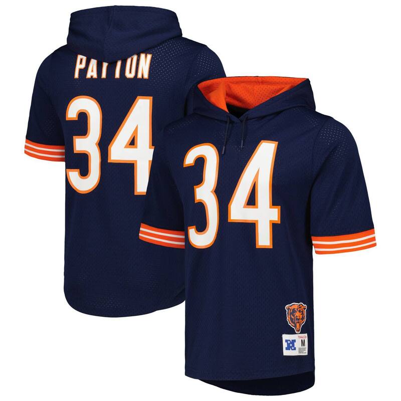 ミッチェル&ネス メンズ アウター パーカー・スウェット メッシュ Tシャツ Men's Mitchell & Ness Walter Paytonavy Chicago Bears Retired Player Name & Number Meshoodie T-Shirt Brs Navy ネイビー 21,560円