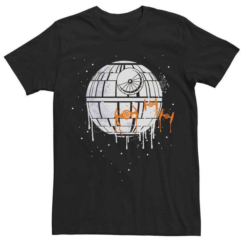 アニメ人となり メンズ トップス ティーシャツ Licensed Character Men\u0027star Wars Death Star Tie Fighter Tee Black 黒いこと メンズファッション-Tシャツ・カットソー