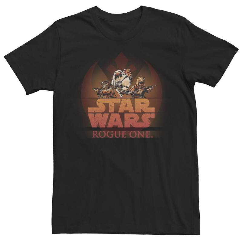 はやりっ児 ウォーズ メンズ トップス ティーシャツ Men\u0027star Wars Rogue One Alien Rebel Heroes Tee Black 黒いこと Tシャツ・カットソー-メンズファッション-トップス