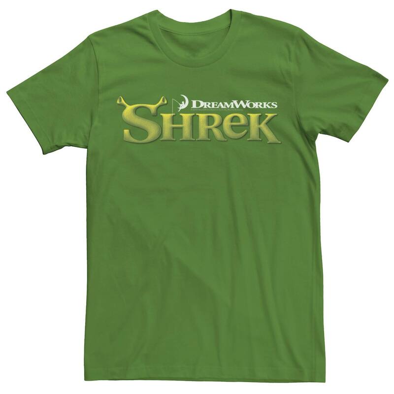 アニメ人となり メンズ トップス ティーシャツ ロゴタイプ Licensed Character Men\u0027shrek Classic Movie Logo Tee Kelly メンズファッション-トップス