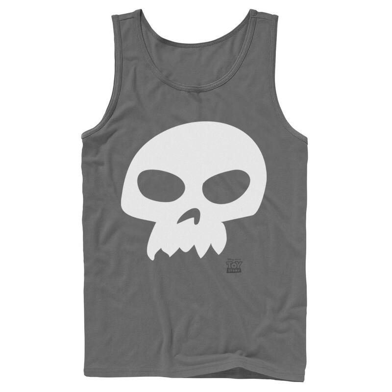 ウォルトディズニー ピクサー メンズ トップス ティーシャツ Men\u0027s Disney / Pixar Toy Story Sid Skull Costume Tank Top Charcoal 暗灰色 メンズファッション-トップス