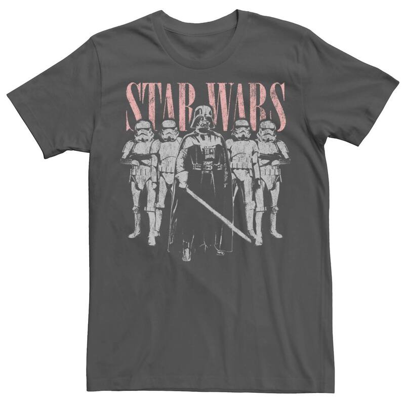 はやりっ児 ウォーズ メンズ トップス ティーシャツ Men\u0027star Wars Grunge Group Tee Charcoal 暗灰色 Tシャツ・カットソー-トップス-メンズファッション