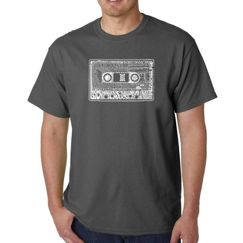 エルエーポップアート メンズ トップス Tシャツ LA Pop Arthe 80's - Men's Word Art-shirt Grey グレー