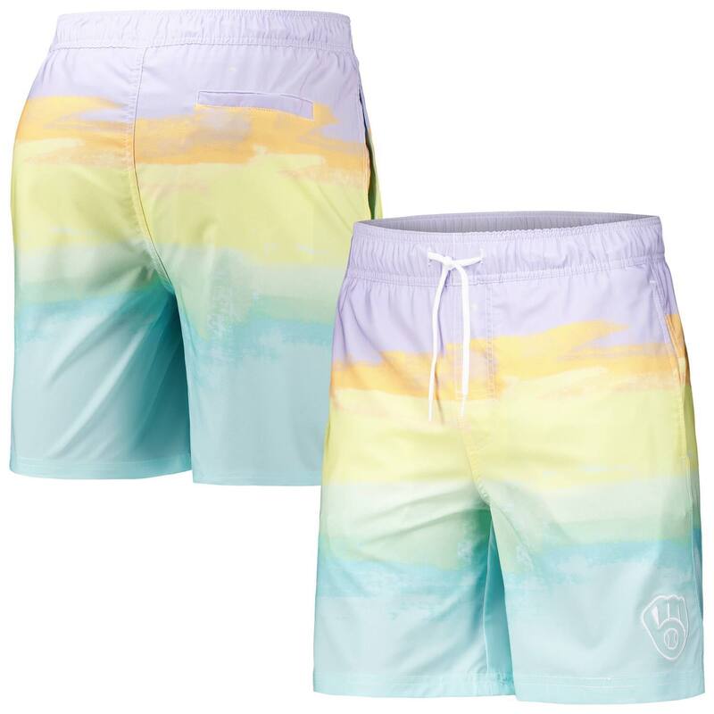 カール バンクス メンズ 水着 ハーフパンツ・ショーツ ショートパンツ Men's G-III Sports by Carl Banks Milwaukee Brewers Perfect Game Volley Board Shorts Brw Multi マルチカラー