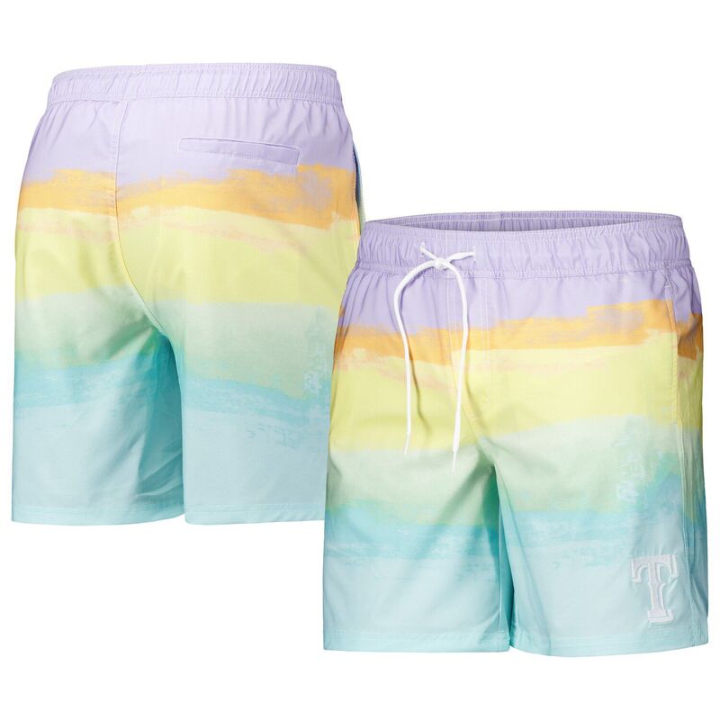 カール バンクス メンズ 水着 ハーフパンツ・ショーツ ショートパンツ Men's G-III Sports by Carl Banks Texas Rangers Perfect Game Volley Board Shorts Rgr Multi マルチカラー