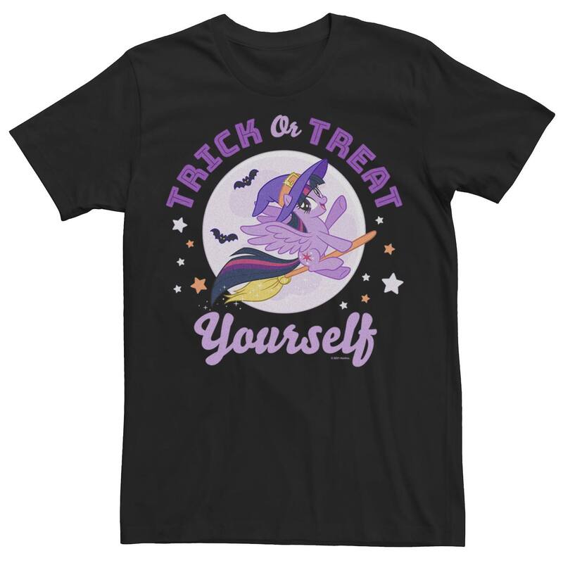 アニメ人となり メンズ トップス ティーシャツ Licensed Character Men\u0027s My Little Pony Luna Trick Or Treat Yourself Tee Black 黒いこと トップス-メンズファッション-Tシャツ・カットソー