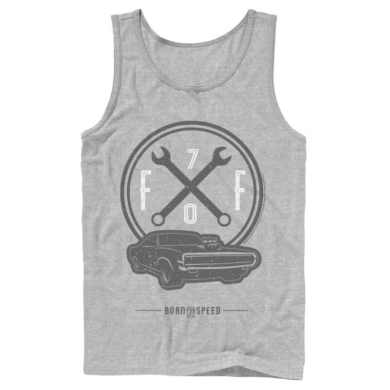 アニメ人となり メンズ トップス ティーシャツ Licensed Character Men\u0027s Fast And The Furious Wrench Crestank Top Athletic Heather ギョリュウモドキ Tシャツ・カットソー-メンズファッション-トップス