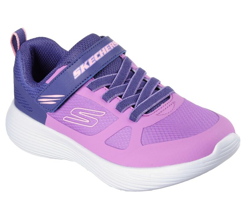スケッチャーズ レディース シューズ スニーカー Skechers GO RUN 400 V.2 Trace Track Girls Cushioned Running Shoes Purple Blue ブルー