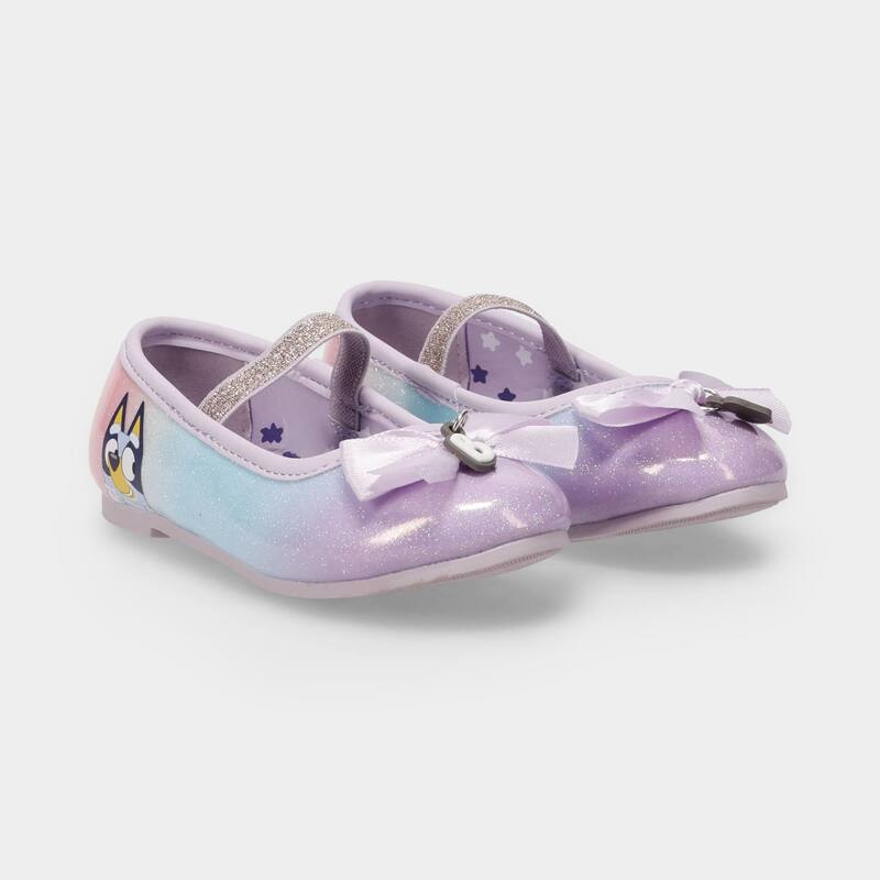 アニメキャラクター レディース シューズ サンダル Licensed Character Bluey Toddler Girlslip-On Play Sandals Lilac Purple パープル