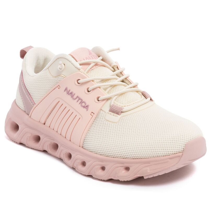 ナウティカ レディース シューズ スニーカー スピード競技 Nautica Metral Girls Lace-Up Sneakers Mauve Blush 毛はらい