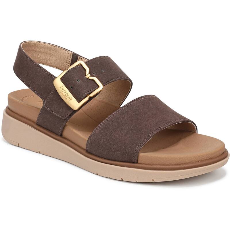 お医者さん・肩かけ レディース シューズ サンダル Dr. Scholl\u0027s Posie Women\u0027slingback Sandals Dark Brown 赤銅色