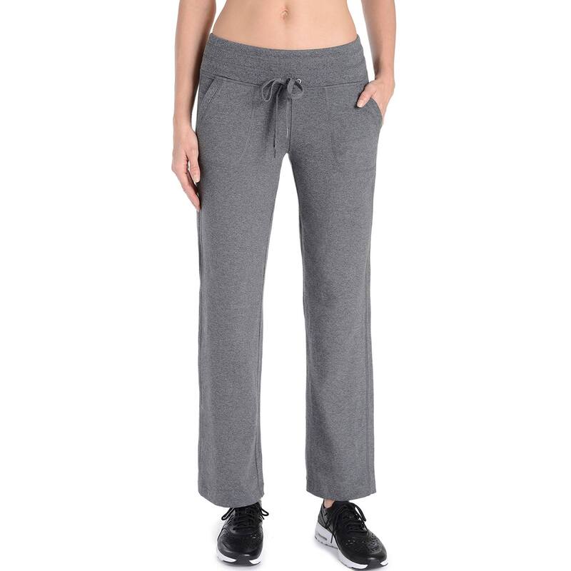 ダンスキン レディース ボトムス カジュアルパンツ Women's Danskin Drawstring Lounge Pants Charcoal Gray Heather チャコール
