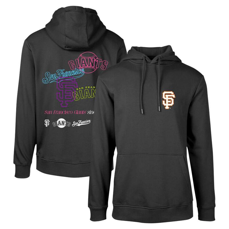 レベルウェア メンズ アウター パーカー・スウェット ヴィンテージ Men's Levelwear Black San Francisco Giants Podium Vintage Pullover Hoodie Gnt Black ブラック