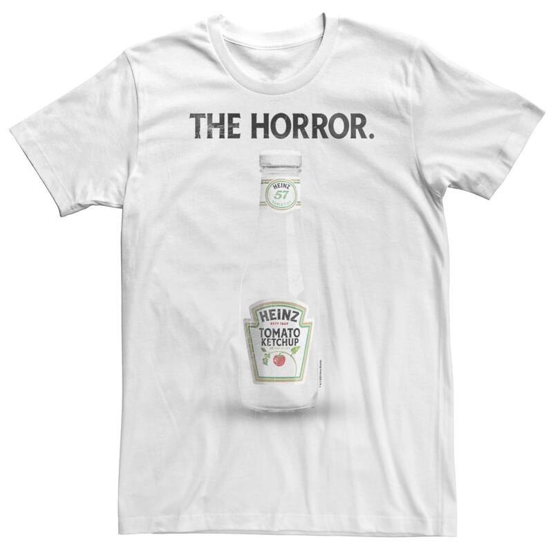 アニメキャラクター メンズ トップス Tシャツ グラフィック Licensed Character Men's Heinz The Horror Poster Graphic Tee White ホワイト