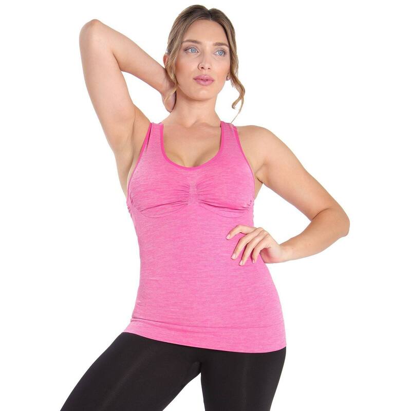 メモイ レディース トップス Tシャツ MeMoi Frontrunner Shaping Sportank Very Berry