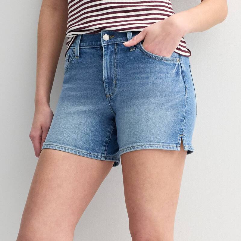 ソノマ レディース ボトムス ハーフパンツ・ショーツ ショートパンツ デニム Womenonoma Goods For Life Mid Rise Denim Shorts Bright Medium Wash デニム