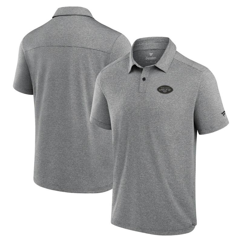 ファナティクス メンズ トップス Tシャツ ポロシャツ Men's Fanatics Black New York Jets Front Office Tech Polo Jet Black ブラック｜ReVida 店