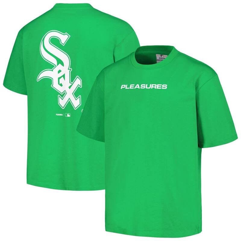 プレジャーズ メンズ トップス Tシャツ Men's PLEASURES Green Chicago White Sox Ballpark T-Shirt Sox Green グリーン