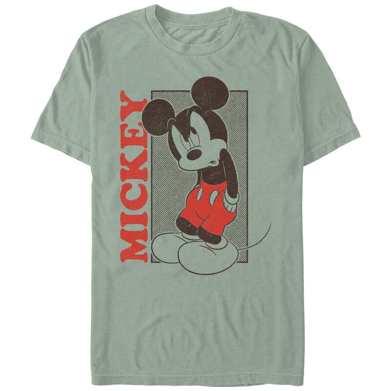 ディズニー メンズ トップス Tシャツ グラフィック Men's Comfort Colors Disney's Mickey Mouse Angry Graphic Tee Bay