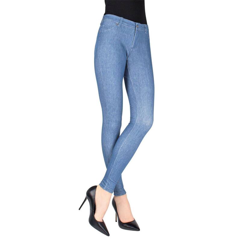 メモイ レディース ボトムス 心地好いズボン下 綿織物 ジーンズ レギンス MeMoi Unbottled Cotton Blendenim Jean Leggings Light Wash ジーンズ