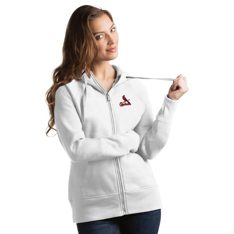 アンブランデッド レディース アウター パーカー・スウェット Unbranded Women\u0027s Antigua St. Louis Cardinals Victory Hoodie Crd White 白いこと