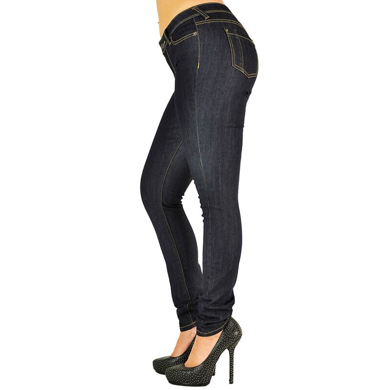 ポエティック ジャスティス レディース ボトムス デニムパンツ ローライズ ジーンズ Poetic Justice Nikki Curvy Fit Basic Skinny Hipster Low-Rise Jeans Rinse With Softener