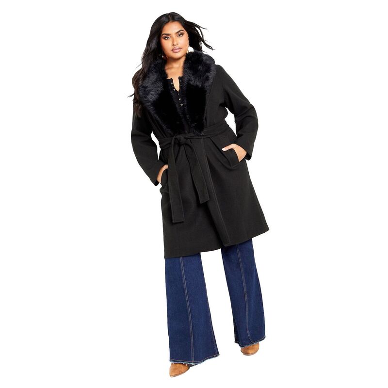 アベニュー レディース アウター ジャケット・ブルゾン プラスサイズ コート Avenue Women's Plusize Goddess Coat Black ブラック 38,220円
