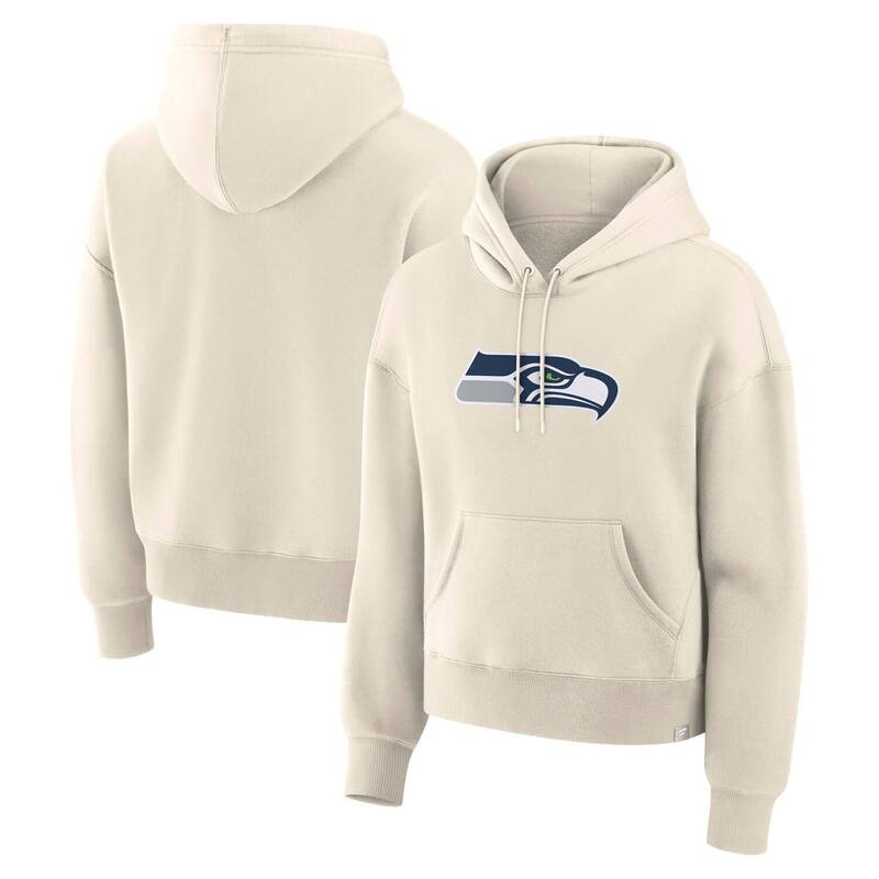 ファナティクス レディース アウター パーカー・スウェット Women's Fanatics Cream Seattle Seahawks Dove Legacy Pullover Hoodie Sea Beige ベージュ