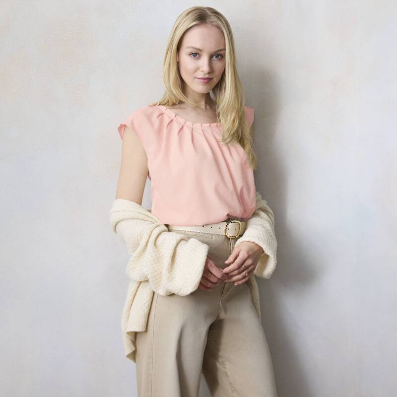 LC Lauren Conrad レディース トップス シャツ プリーツ Women's LC Lauren Conrad Pleated Scoopneck Top Vintage Tulle