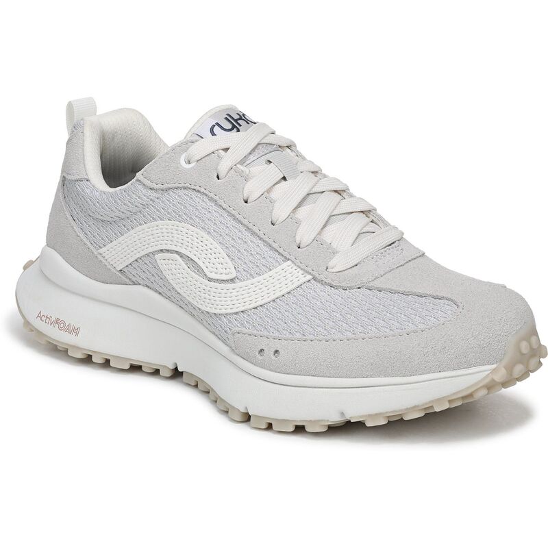 ライカ レディース シューズ スニーカー スピード競技 Ryka Jetsetter Women\u0027s Lace-Up Sneakers Oyster Gray 薄墨色