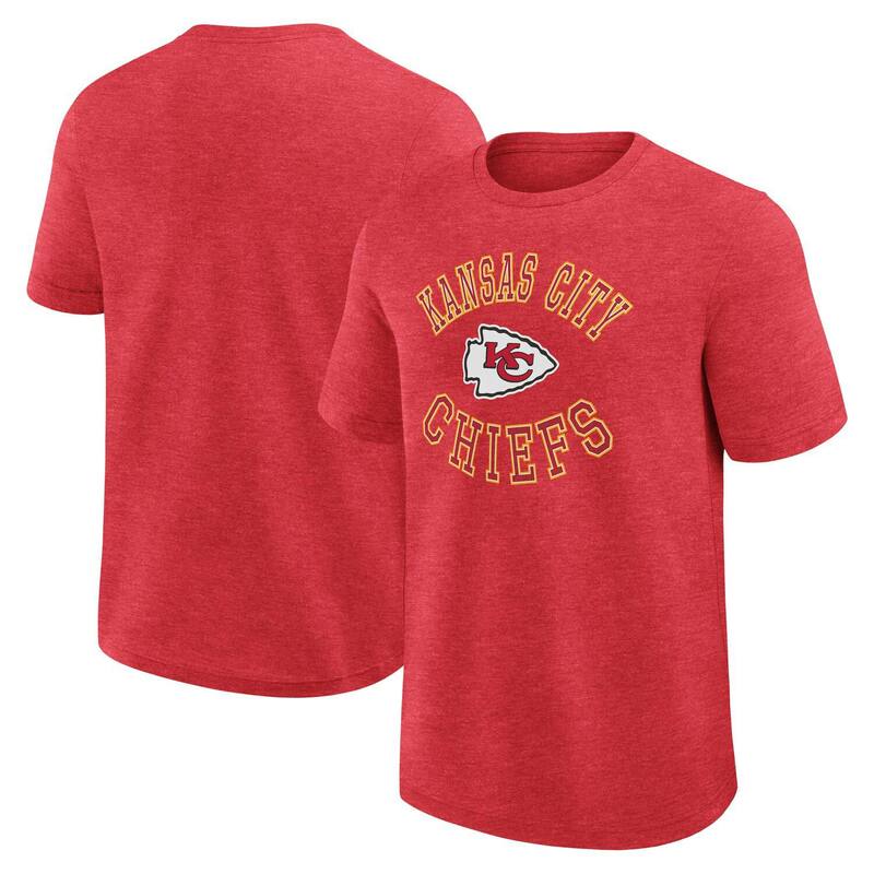 アンブランデッド レディース トップス Tシャツ Unbranded Men's Heathered Kansas City Chiefsuccess T-Shirt Chf Red レッド