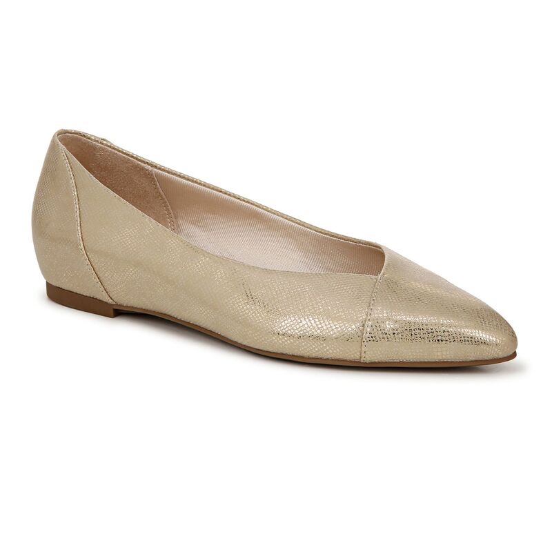 ライフストライド レディース シューズ サンダル LifeStride Promise Women's Pointed Toe Flats Platino