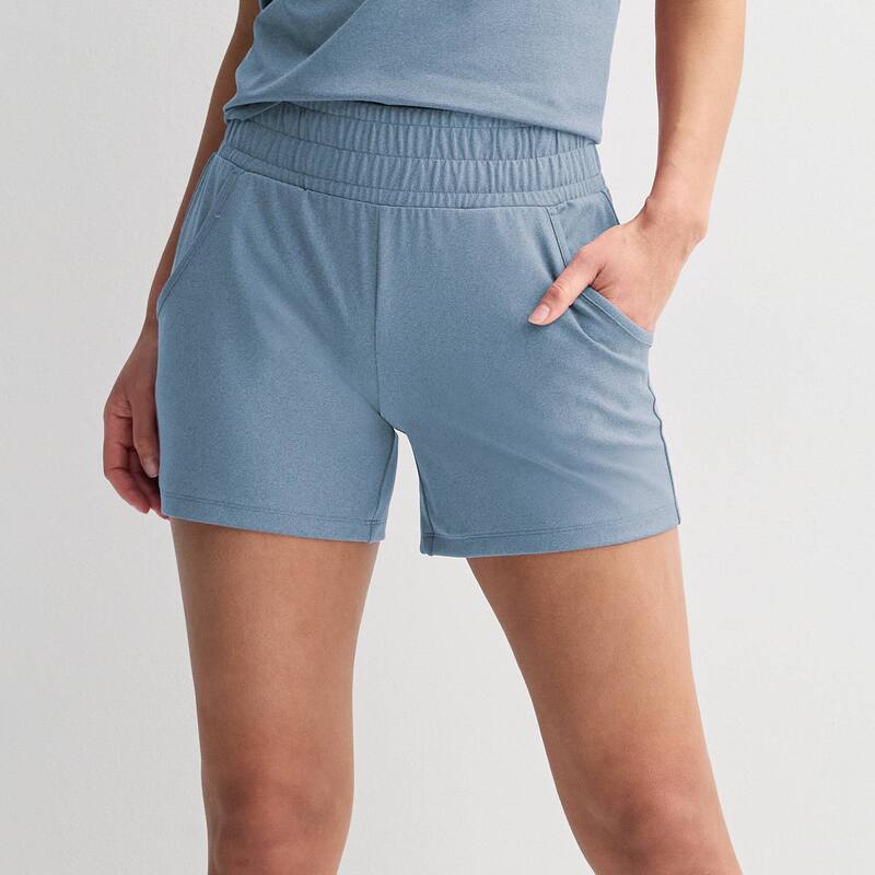 Tek Gear レディース ボトムス ハーフパンツ・ショーツ ショートパンツ Women Tek Gear Essential Soft Relax Shorts Ocean Teal Texture ティール