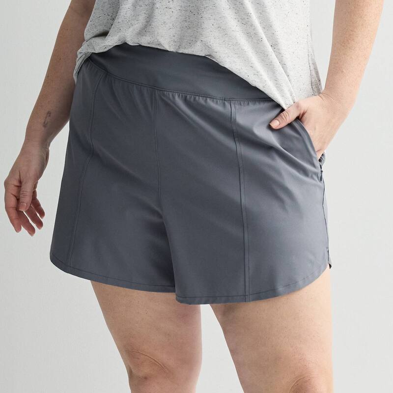 Tek Gear レディース ボトムス ハーフパンツ・ショーツ プラスサイズ ショートパンツ Plusize Tek Gear Multi-Purpose Athletic Shortsmokey Slate スレート