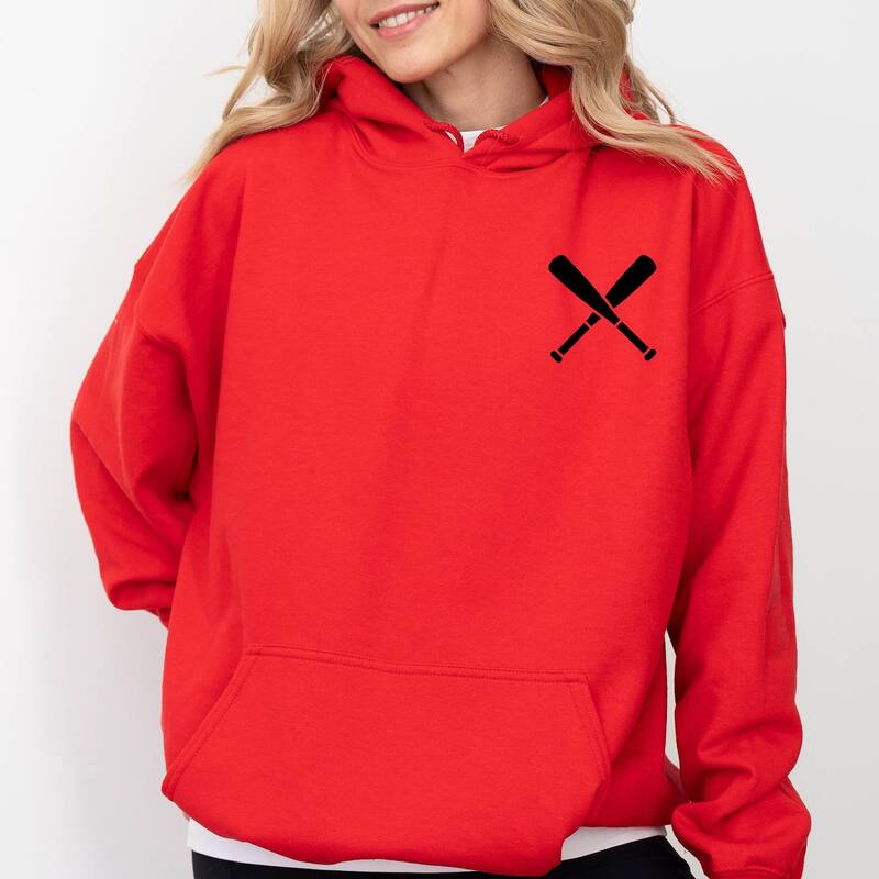 Simply Sage Market レディース トップス Tシャツ ジャージー パーカー Simply Sage Market Game Day Baseball Jersey - Hoodie Red レッド|ReVida 店