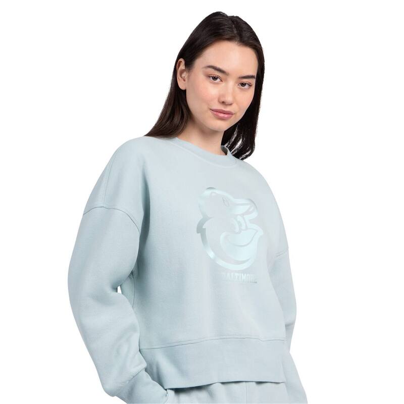クランク レディース トップス プルオーバー 流汗 フリース Women\u0027starter Mint Baltimore Orioles Pastels Boxy Fleece Sweatshirt Orl Multi マルチ色つや