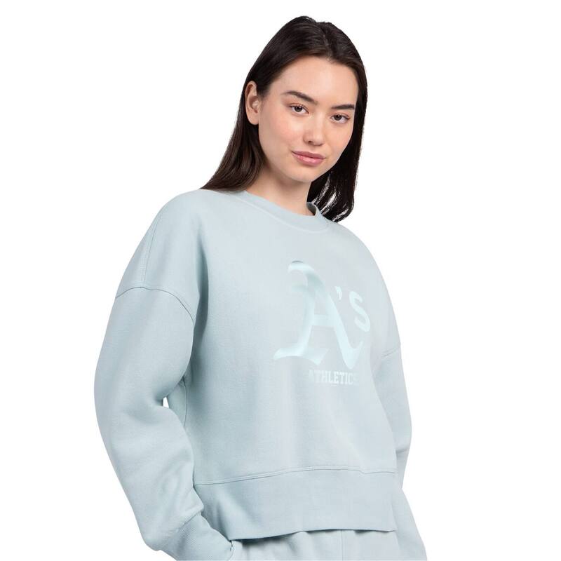 クランク レディース トップス プルオーバー 流汗 フリース Women\u0027starter Mint Athletics Pastels Boxy Fleece Sweatshirt Oas Multi マルチ色つや