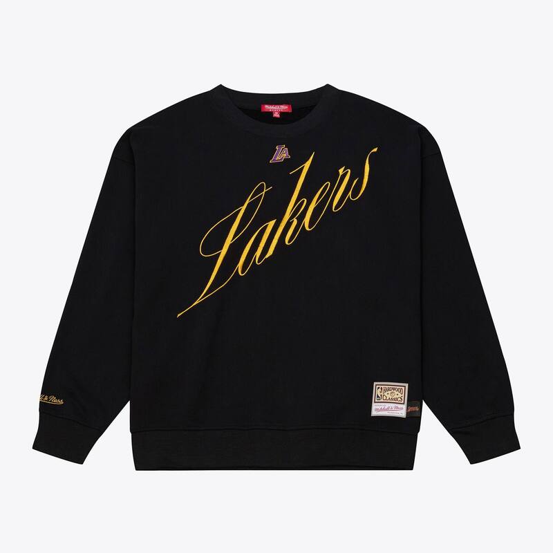 ミッチェル\u0026ネス レディース トップス プルオーバー 汗水 Women\u0027s Mitchell \u0026 Ness Black Los Angeles Lakers Hardwood Classicscript Lightweight Sweatshirt Lak Black 黒いこと