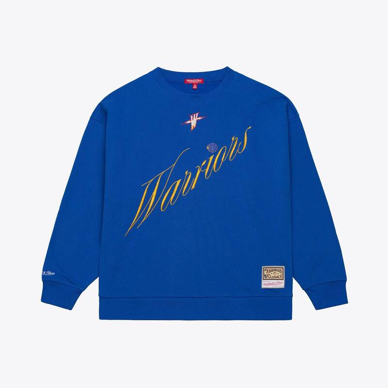 ミッチェル\u0026ネス レディース トップス プルオーバー 汗水 Women\u0027s Mitchell \u0026 Ness Royal Golden State Warriors Hardwood Classicscript Lightweight Sweatshirt War Blue 青色