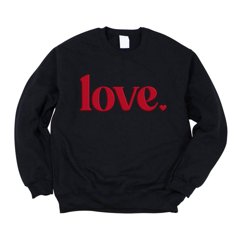 Simply Sage Market レディース トップス Tシャツ スウェット グラフィック Simply Sage Market Love Bold Heart Puff - Women's Graphic Sweatshirt Midnight 10,935円