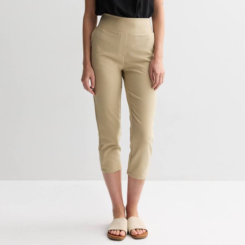 ナインウェスト レディース ボトムス カジュアルパンツ プチ アンクル Petite Nine West Pull-On Ankle Pants Australian Wood|ReVida 店