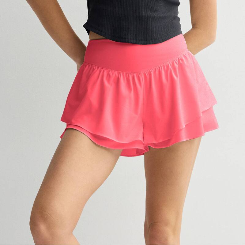 エスオー レディース ボトムス ハーフパンツ・ショーツ ショートパンツ Juniors SO Woven Flutterunning Shorts Parrotoral
