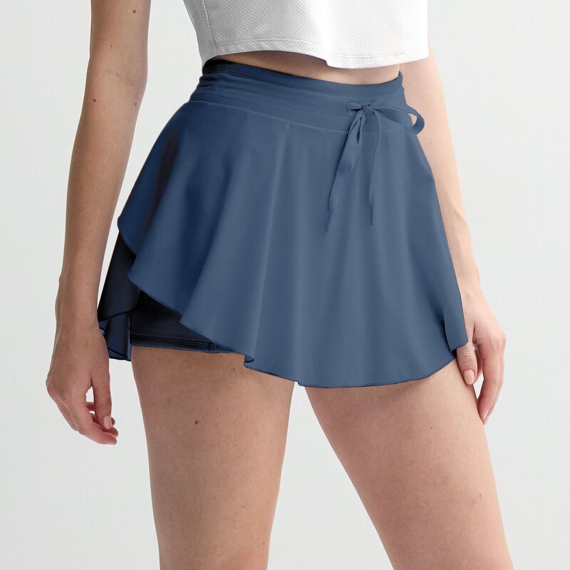 エスオー レディース 下つ方スコート Juniors\u0027 SO Woven Tie Skort Cyclone Blue 青み