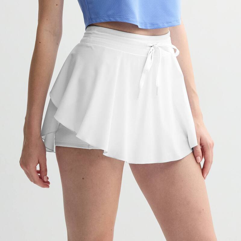エスオー レディース ボトムスカート Juniors' SO Woven Tie Skort Modern White ホワイト