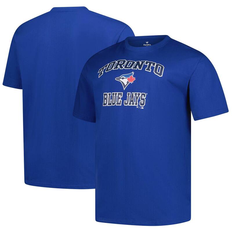 プロファイル レディース トップス Tシャツ トール Men'sProfile Royal Toronto Blue Jays Big & Tall Heart & Soul T-Shirt Jay Blue ブルー